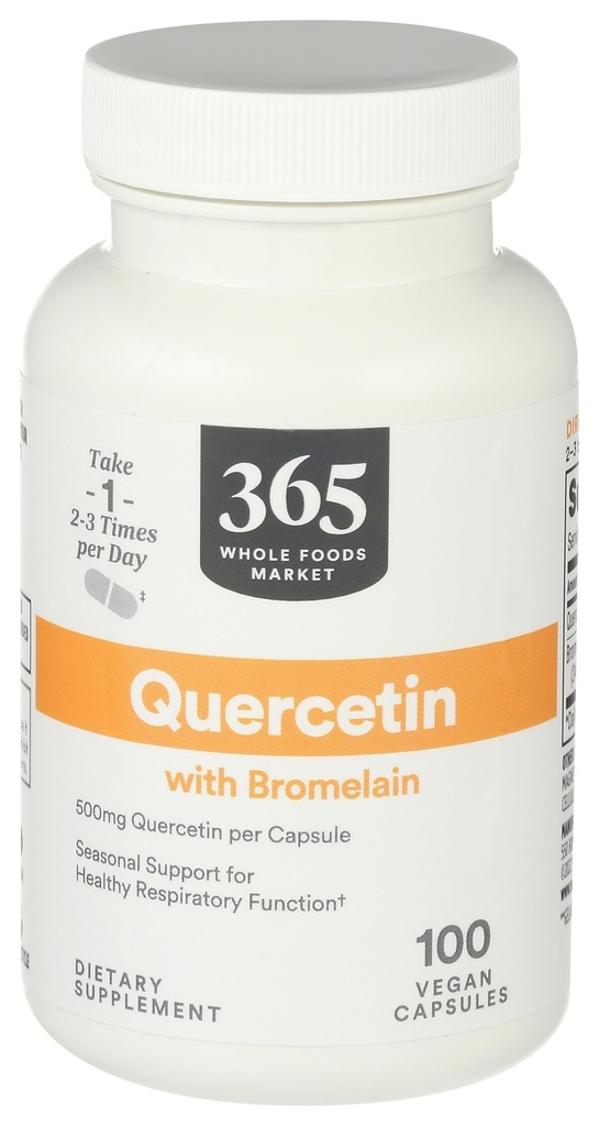 Whole Foods Market, Quercetin z Bromelainem, 100 Hrabia