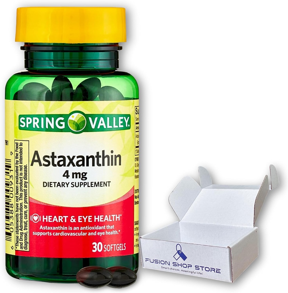 Astaksantyna 4 mg- 30 Hrabia, (Opakowanie po 1), Boxed by Fusion Shop Store