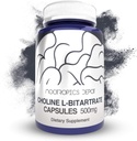 Cholina L- Bitartrate Kapsułki 500 mg (180 Count)