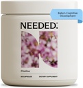 Potrzebowałem. Prenatal Choline for Cognitive Development - Suplement Choliny pomaga Baby Brain Development - Wspomaga zdrową ciążę i metabolizm - Trzecia strona Tested - 60 Kapsułki