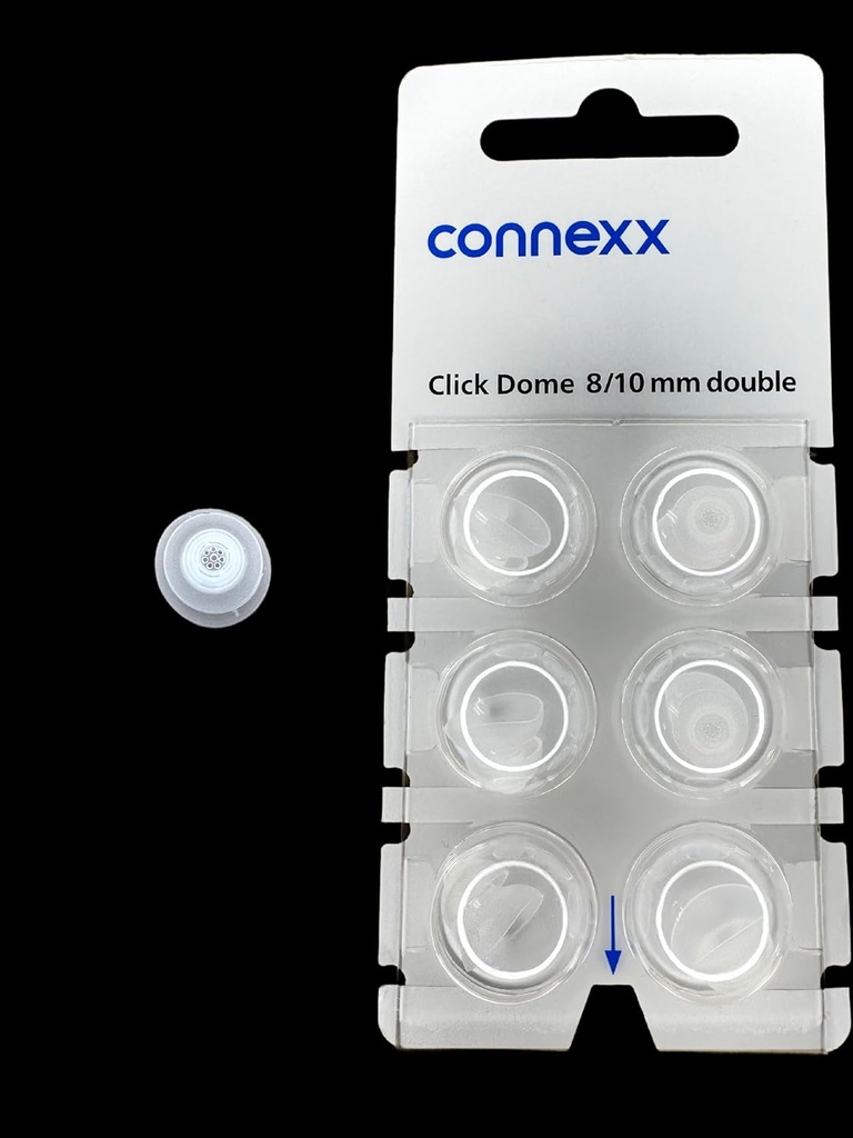 Akcesoria Siemens / Rexton Kliknij Domes (6 kopuł) NEW blister Pack (8 / 10 mm Double)