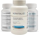 Zaawansowane Nerve Support Formuła z 600 mg Pure Alpha Lipoic Acid i Palmitoylethanolamid (Pea) Neuropathy Supplement Supplement - Fortify Nerves - Najlepsze wsparcie ulgi obwodowej - 120 kapsułki