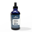 Superior Colloidal Silver, Waiora, Liquid Mineral Supplement, 40 PPM, do wsparcia immunologicznego, Niebieska butelka szklana z kroplomierzem (1 / 22 serv.)