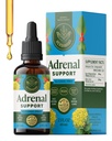 HERBAMAMA Wsparcie nadnerczy płynne krople - Wegańskie nalewka nadnercza z Ashwagandha Root & Rhodiola Rosea Extract - Non-GMO, Alkohol & Cukier - Bezpłatne Suplement - 28- Day Supply