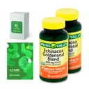 Echinacea Goldenseal Mieszanka diety suplement, 900 mg, 75 Ct Bundle z ekskluzywnych witamin i minerałów A do Z - Better Ligth & Spring Guide @ (3 przedmioty)