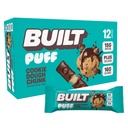 Built Bar, Puff Protein Bars, Cookie Dugh Chunk Puff, 15 g Protein Snacks, On- The- Bary, Tylko 160 Calories, 8g Sugar, Collagen, Nie Gluten Free, 12 Hrabia