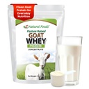 Z Natural Foods Kozy Białko serwatki w proszku Koncentrat - niedenaturowany, niearomatyzowany, Pasture podniesiony Serwatka - Proszek z czystego białka koziego z Vital Proteins for Weight Management, Wsparcie immunologiczne, Fitness, 1 lb