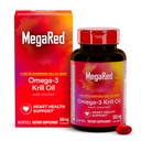 Omega-3 Oil kryll 350mg Softgels, MegaRed (60 Count In A Bottle), EPA & DHA Omega-3 Acids Fatty With No Fishy Aftersmast W przeciwieństwie do oleju rybnego, Zawiera przeciwutleniacz Astaksantyna