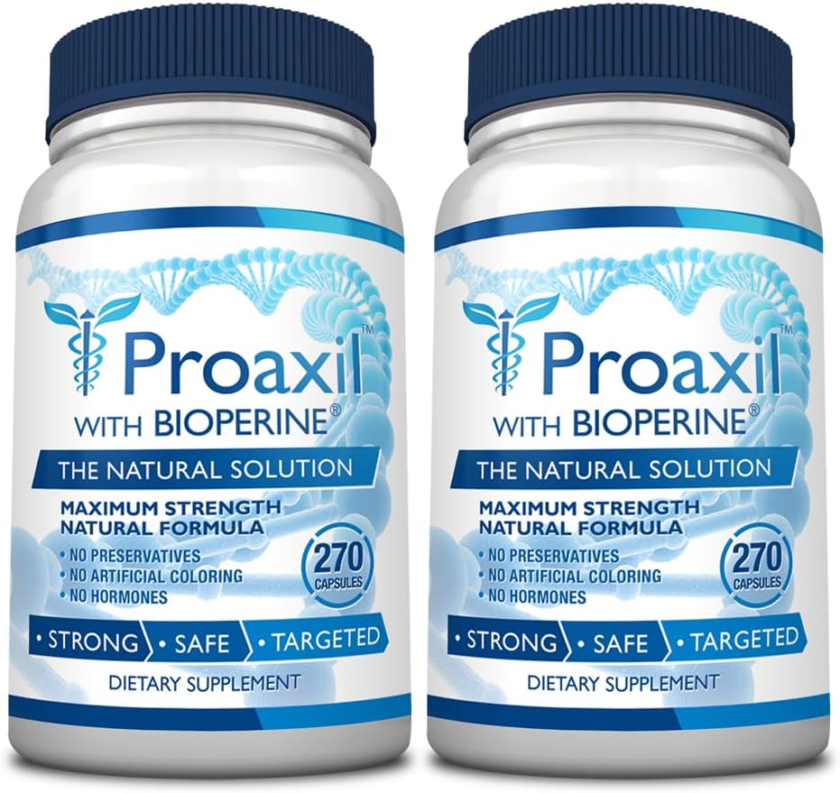 Consumer Health ® Proaxil - 540 Kapsułki - Support Prostate Health - Cynk, Saw Palmetto, Bioperine ® i Beta Sitosterol - Vegan Friendly, Made in USA - 6 Miesiąc Dostawy