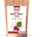 Organiczny proszek korzeniowy buraków, nie- GMO, Gluten Free, Wegan Superfood, Nitric Oxide Booster, Zwiększyć wytrzymałość i poprawić wydajność ćwiczeń (16 oz.)