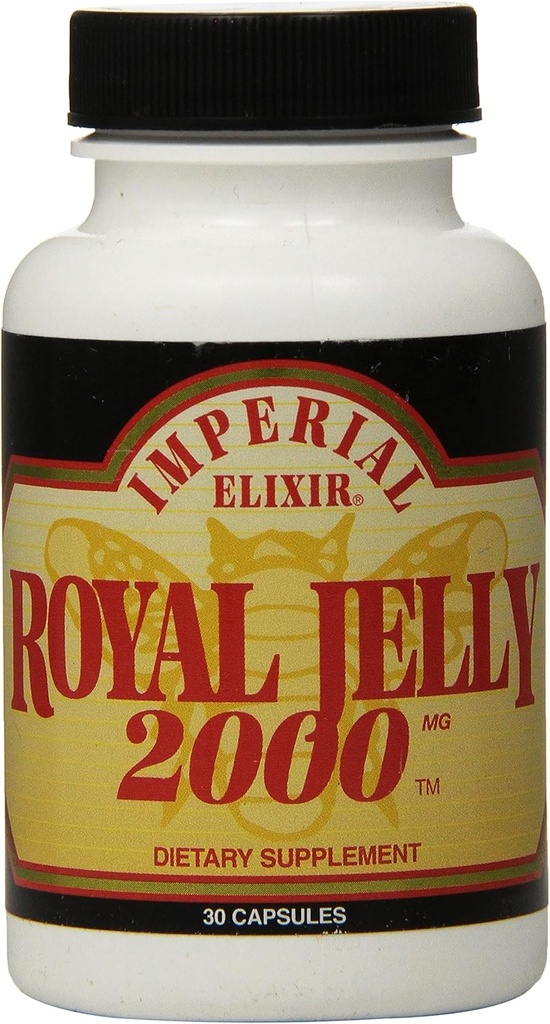 Imperial Elixir Royal Jelly, 2000 mg, 30 Capsules