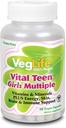 VegeLife Vital Teen Girls Multiple Veg Cap, 60 Count