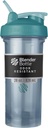 BlenderBottle Shaker Butelka Pro Series Perfect for Protein Shakes and Pre Workout, 28- Ounce, Cerulean Blue