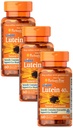 Puritan 's Pride Lutein 40 Mg z Zeaksantyną, Pomaga wspierać zdrowie oczu *, Whole Fasola, 60 Ct, (Opakowanie 3)
