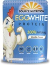 TradeKing 1 lb Białko jaj biały proszek przez źródło odżywki - 25 Grama białka, budować szczupłe mięśnie, mleczny wolny - krem waniliowy