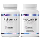 Tesseract Medical Research ProButyrate Gut Health Supplement, Butyric Acid Complex & TetraCumin SR Joint Supplement Supplement, Trwałe wydanie