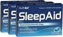 HealthA2Z ® Sleep Assistance 124; Difenhydramine HCL 50mg XI124; Softgels XI124; Supports Deeper Restful Sleep Assistance 124; 10 Counts (Pack of 3)