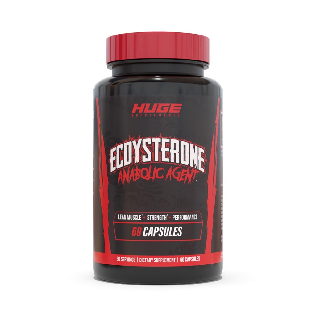 Ogromne suplementy Ecdysteron Suplement, Natural Muscle Builder for Men, 1000mg Beta Ecdysteron Per serving, Optymalnie dobrane, Superior Absorption, 98% Najwyższa Czystość Dostępna
