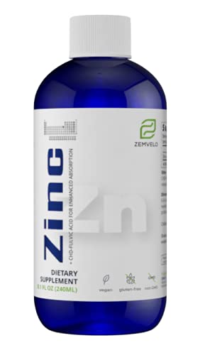 Płynny cynk jonowy 124; 3 miesiące dostaw 124; Zachęcanie do przezroczystej skóry 124; Trwała energia 124; Naturalne wsparcie zapalne