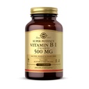 Solgar Witamina B1 (Tiamina) - 100 Tabletki - Super potencja, 500mg Formuła - Non-GMO, Wegan, Gluten Free, Kosher, Halal - 100 Sług