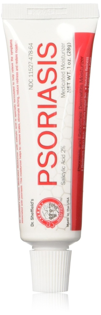 Łuszczyca 2% Kwas Salicylowy, Nawilżacz medyczny, 1,0 Oz