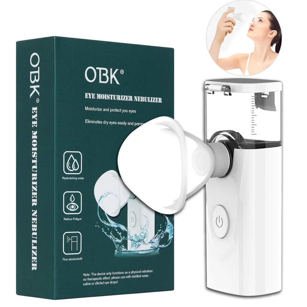 OTBK Nano Mist, Zwilżenie oczu i twarzy, Sucha terapia Steam Eye, Zimna terapia Mist, Potrzebujesz gorące kompresory może ciepłej wody, wygodne w użyciu, Łatwy do przenoszenia