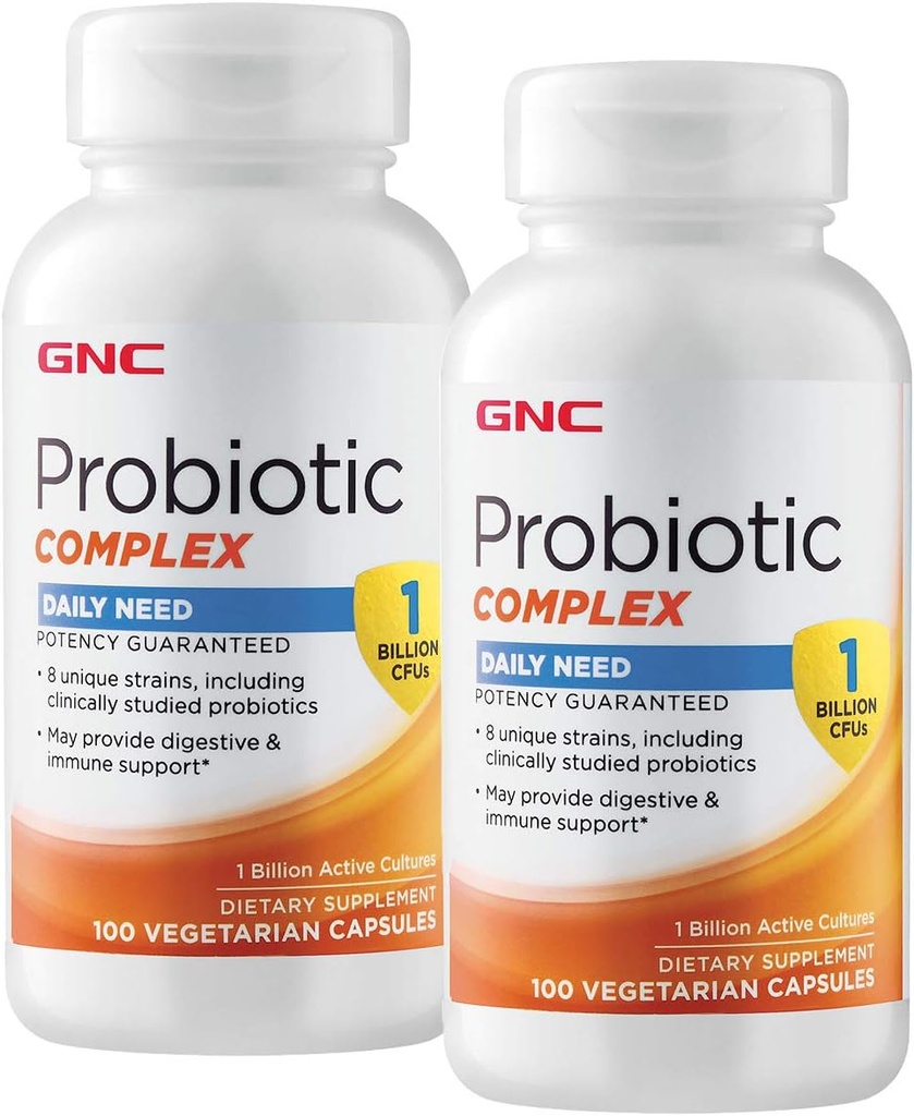 GNC Probiotic Complex Daily Need - 1 Miliard CFU - Twin Pack