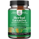 Herbal Laxative Kapsułki z probiotykami - Naturalne Laxatives do Zaparcia z Senna Leaf, Psyllium, Aloe Vera - Colon Cleanse for Women & Men - Detox for Gut Health & Weight Management - 60 Ct