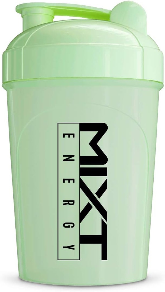 MIXT Energy Shaker Bottle, 16 oz. Butelka shaker, BPA Free & Lid Technologia mieszania (16 oz, błysk w ciemności)