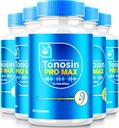 NutraRize (5 Pack) Tonosin Pro Max kapsułki, Oficjalna formuła zdrowia ucha, All- Naturalny suplement do promowania wewnętrznego zdrowia ucha, Premium wsparcie słuchu, TonosinProMax Opinie (300 kapsułki)