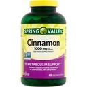 Spring Valley Cynamon Suplement diety, 1000 mg, 400 Kapsułki wegetariańskie - Wsparcie metabolizmu. Obejmuje Sticker.