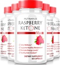 (5 Pack) Kapsułki z ketonu malinowego, Oficjalny Keton malinowy do utraty wagi, All- Naturalna formuła Keto odblokować swoje ciało i cele fitness, RaspberryKetone 1200MG Suplement, Opinie (300 kapsułki)