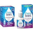 TheraTears Dry Eye Therapy Lubrykating Eye Drops for Dry Eyes, Conservative Free Eye Drops, 30 Pojedyncze używać Fiolki i Suchy Eye Therapy Eye Drops for Dry Eyes, 1.0 Fl Oz