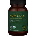 Global Healing Aloe Vera Bio- Active Organic Leaf Supplement - 200x Concentrat Formula z najwyższym koncentracją acemannan - Aloin- Free - Gut Health & Immune Support - 60 kapsułki