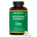 Fortune Liposomal Witamina C 2100 mg, Szybkie działanie Wchłanianie, Wyższa Biodostępność Wspomaganie układu immunologicznego, Wysoka suplementacja przeciwutleniaczy Formuła - Wzmacniacz kolagenu - 180 Kapsułki