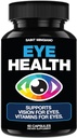 Eye Care & Vision Vitamin Supples 60 Kapsułki - Wspiera Oko Strein, Suche Oczy i Vision Health - Wspiera Vision, Ocular and Macular Health - 14 Aktywnych składników, Luteina.