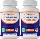 I- Karnityna Witamatyczna Fumaran 1000 mg - 120 Kapsułki roślinne (2 butelki)