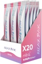 Mitra9 Kava Powder RelaxPak - Kandy Kava Extract Pakiety proszkowe 124; Mood Enhancer 124; Plant Based 124; Promotes Natural Calm & Clarity According 124; Easy Open Single- Serving Stick (20)