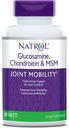 Natrol Glukozamina, Chondroitin i MSM, Wspólna Mobilność, Tabletki, 90 Licznik (opakowanie po 12)