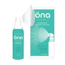 ONA Odnowienie Saline Mist Mist Nasal Inhaler, Odporność na przekrwienie dla dorosłych, zimno i grypa, Alergia, Sinus Relief, Niezapalony, 1.7oz