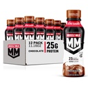 Mięśnie Mleko Genuine Protein Shake, Czekolada, 25 g Protein, 11.16 Fl Oz (Opakowanie po 12), Opakowanie może Wary