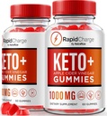 NutraRize (Opakowanie 2 szybkiego ładowania Keto + Gummies ACV do wsparcia ogólnego zdrowia, Wszystkie naturalne jabłko cydr Ocet, Keto Plus ACV Gummy Formuła, Gomitas Review (120 Gummies)