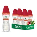 Sok aloe vera (jabłkowy) z większym kawałkiem czystej masy aloesowej (6 opakowań) Sok roślinny świetnie nadaje się do nawilżenia i zawiera dużą pulpę aloesową. Jest zdrowe dla dorosłych i dzieci