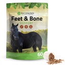 Silver Lining Herbs Feet & Bone Supplement Horse Supplement Powder Natural Tendons, Ligaments & Surrounding Tisses & Hoof Supplement for Horses - Normal Limbs Circulation Horse Care Supplies - 1 LB