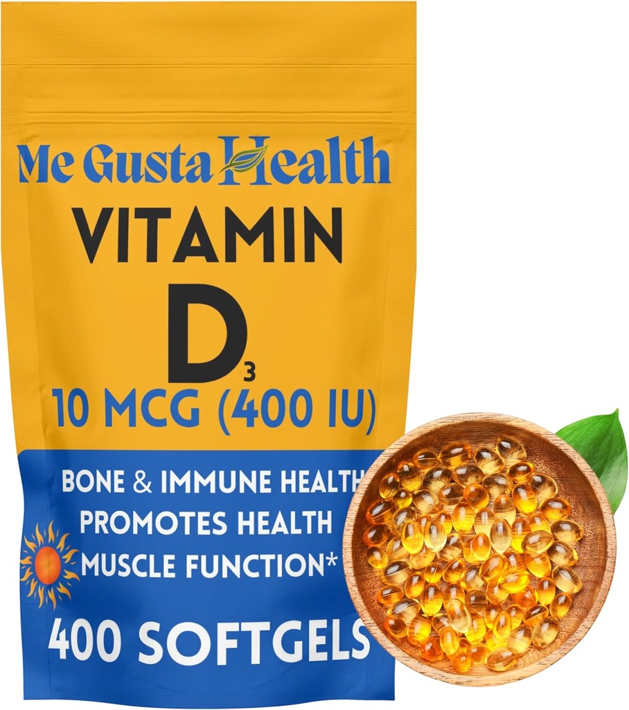 D3 10 μg (400 j.m.) 400 softgeli 124; suplement witaminy D3 124; suplement witaminy D3 softgels 124; niezbędny do absorpcji wapnia 124; suplement diety dla kości, zębów, mięśni i immunologicznego wsparcia zdrowia