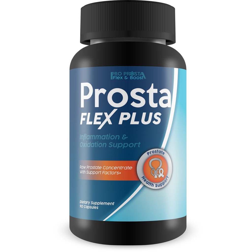 Pro Prosta Flex Plus - Wsparcie Zmniejszone zapalenie płuc, Ulepszony obieg, Zmniejszony stres oksydacyjny, i Lepsze ogólne zdrowie - Herbal Mieszanka z turmeric dla prostaty - Formuła męska