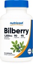 Nutricost kapsułki jeżynowe 1200mg ekwiwalent (90 kapsułki wegetariańskie) - Gluten Free i Non-GMO