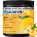 Numery KLUCZOWE Multiwitamina Electrolytes Powder No Sugar - Tropikalny Peach Mango Electrolyte Powder - Endurance & Energy Supplement - Hydration Powder - No Calories - 90 Servings - Made in USA