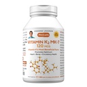 ANDREW LESSMAN Witamina K2 MK7 120 µg 360 Softgels - Zasadnicze dla zdrowego wykorzystania wapnia, Promotes Optimum Skeletal, Serce i zdrowie tętnicze. Żadnych dodatków. Małe łatwe do połykania Softgels