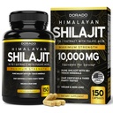 Shilajit kapsułki z 85 + Ślad Minerałów (75 Day Supply, 1000mg Extract per Serving) Himalayan Shilajit dla mężczyzn i kobiet z kwasem Fulvic - Trzecia strona Tested Supplement, Nie GMO, Wegan & USA Made
